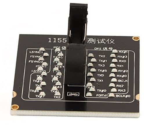 CPU Interface Motherboard Test Card, LED Indicator CPU Socket Motherboard Tester Desktop CPU Tester PCB Material LED Indicator Method Desktop Motherboard Test Card for Intel