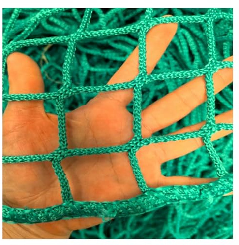 DTVEW Filet D'escalade pour Extérieur Filet de Corde 4cm/5mm Filet de Sécurité pour Garde-Corps Filet de Protection en Polyester Sans Nœuds Filet de Sport(4cm mesh:2.5x15m)
