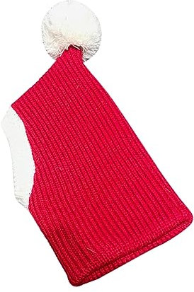 BESPORTBLE Entzückende Haustier Weihnachtsmütze Warme Wollhundemütze für Welpen Weich Bequem