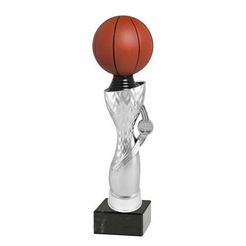Generico Trofeo Basket – Coppa Pallacanestro con Base Elegante e Targhetta Personalizzata – Premi Sportivi per Squadre, Tornei, Eventi