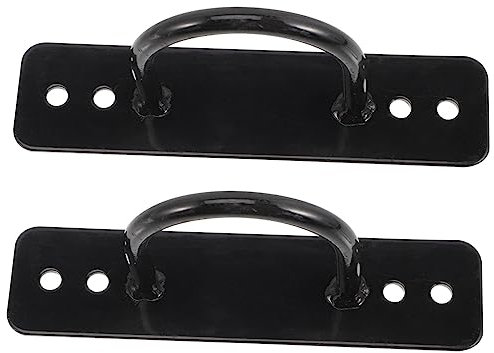 SOLUSTRE 2stücke Battle Rope Wandanker Aus Edelstahl Wand Deckenhalterung Für Fitnessbänder Gymnastikringe Yoga-schaukeln Und Krafttraining Zuhause Einfach Zu Montieren Robust Und Vielseiti