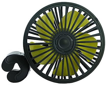 NUOBESTY Ventilador De Aire Para Coche 5 Aspas Usb Compatible La Mayoría De Los Modelos De Coche Diseño Práctico