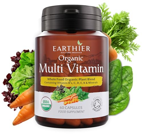 Organic Whole Food Multi Vitamin & Mineral Supplement - Vegan
