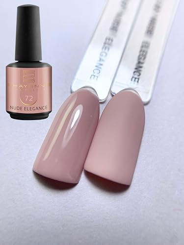 72 Nude Elegance Beige - Shayenne UV Gel Nagellack 15ml - Langhaltend, Hochglanz, Für UV/LED Lampe, Maniküre & Pediküre - Profi-Qualität - Made in Germany