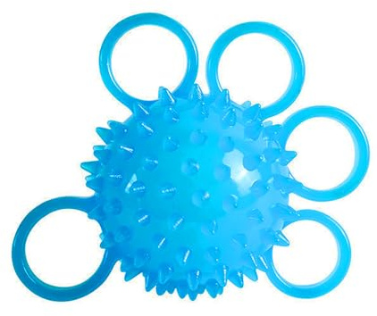 Handtrainer Fingertrainer 20lb Stressball Finger-Quetschbälle Griffstärker Trainer-verbessert die Flexibilität, Massageball Hand Kräftigung von Hand Training Fünf Finger Training für Erwachsene