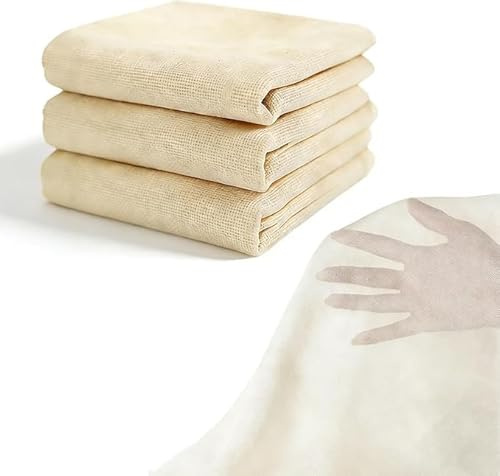 3 Stück Passiertuch 50x50 cm – Hochw ertiges Käsetuch aus 100% Baumwolle, Wiederverwendbar, für Tofu, Marmelade, Nussmilch, Saft, Kaffee & Mehr – Ungebleichtes Leinentuch