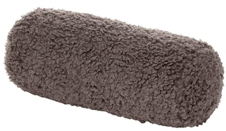 blomus Bolster -Teddy- | Nackenrolle & Sofakissen | 20H x 51B x 20L cm | Farbe Espresso | Dekokissen Wohnaccessoire