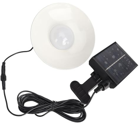 Asixxsix Lampes Solaires pour Parasol de Terrasse, étanches IP65, Grande Taille, à Pince, Faciles à Installer, pour la Plage, le Camping et la Décoration de jardin. (lumière blanche)
