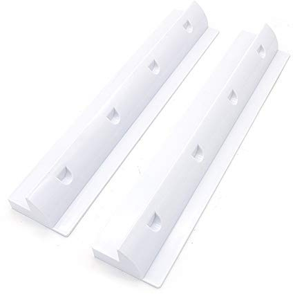 Paquete de 2 soportes laterales de panel solar NUZAMAS, soportes para montaje lateral de panel solar RV caravana marina RV, abrazaderas de instalación de techo, extralargos