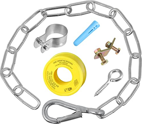 SPARES2GO Universelles Ketten-Set für Gasöfen, Herd, mit PTFE-Klebeband (40,6 cm)