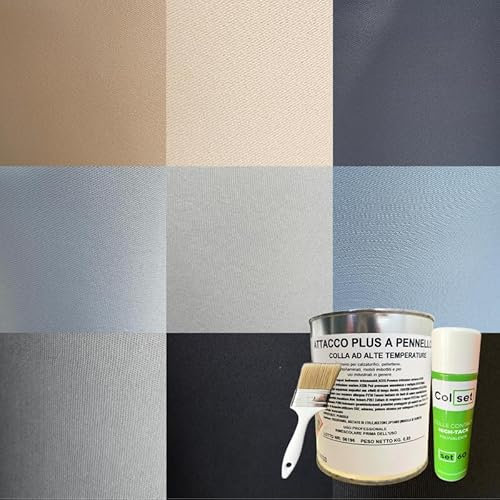 Dachhimmel Reparatur Set mit Sprühkleber oder Pinselkleber, Autohimmelstoff mit Schaumstoff, Auto Himmel Reparieren (Schwarz Samt, 1.50 X 2 Meter + 2 Klebstoffe (Pinsel Inklusive)