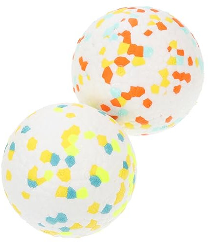 YARNOW 2stücke Interaktive Hundebälle Lustige Bouncy Spielzeuge Für Hunde Kaubälle Strapazierfähigem Material Für Mittelgroße Fördert Und Langeweile