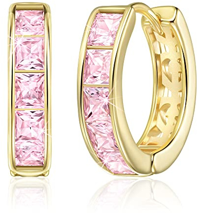 Linawe Kleine Creolen, Piercing Ring Helix Ohrhänger, Nickelfreie Schmuck Damen, Gold Rosegold Silber Mini Creolen Ohrstecker