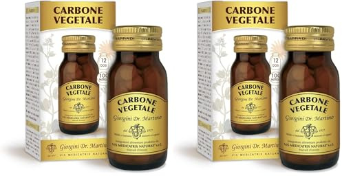 CARBONE VEGETALE Pastiglie - 50 g (Confezione da 2)