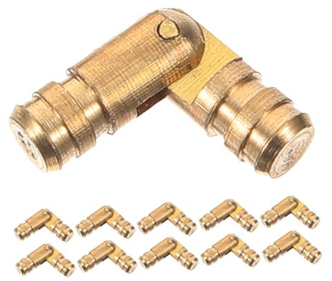 Uonlytech Charnières Métalliques À Ressort Pour Boîtes À Bijoux Lot De 50 Pièces 4 X 17 Mm Fermeture Automatique Silencieuse