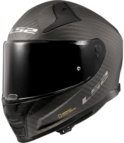 LS2, Integraler Motorradhelm VECTOR II CARBON Matt Carbon, 4XL
