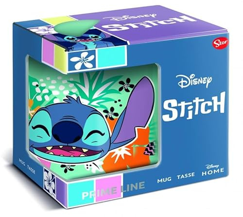 joojee GmbH Stitch Happy PrimeLine Tasse Bleu 325 ml