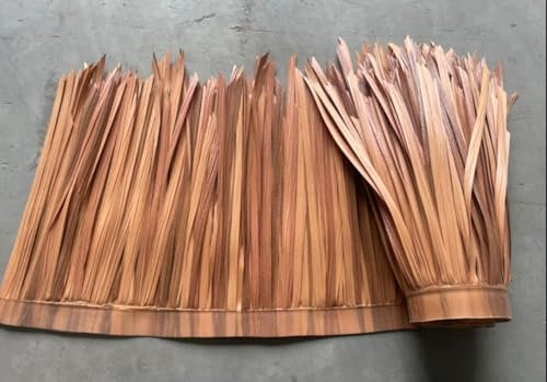 ZIUSFAC Artificiale Rotolo Di Paglia Di Palma Decorazione Recinzione Paglia Finta Rotoli Di Palma Anatre Erba Palapa Tetto Di Paglia Sintetica Pannello Di Paglia Per Hawaii Bar Patio Gazebo(0.5x6m/1.6