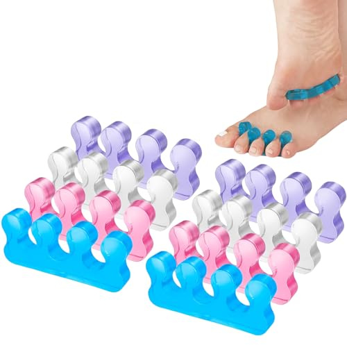 8 Stück Zehentrenner Pediküre,Silikon Zehentrenner Für Füße,Zehenspreizer Nagellack,Glätteisen Und Korrektoren,Wiederholbare Waschbare Zehennagelteiler,Zehentrenner Zum Auftragen Von Nagellack | Glätteisen Und Korrektoren,Wiederholbare Waschbare Zehennagelteiler,Zehentrenner Zum Auftragen Von Nagellack(8 Stück )