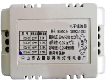 Reattore elettronico per lampade fluorescenti， Lampada fluorescente a tubo circolare AC 220V 50Hz 55w, alimentatore elettronico adatto for lampada a tubo da soffitto