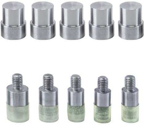 Hoite 5 PCS Double Rivets Dies(5mm/6mm/8mm/10mm/12mm)