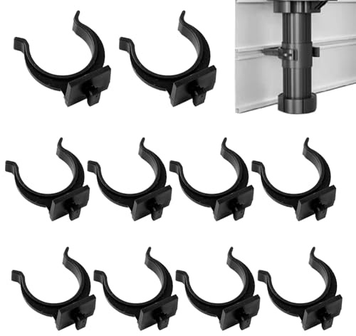 Lot de 10 Clips pour Plinthe de Cuisine Clips Robustes Réglables Clips de Fixation Durables Clip pour Pied de Meuble Diamètre 27-33mm
