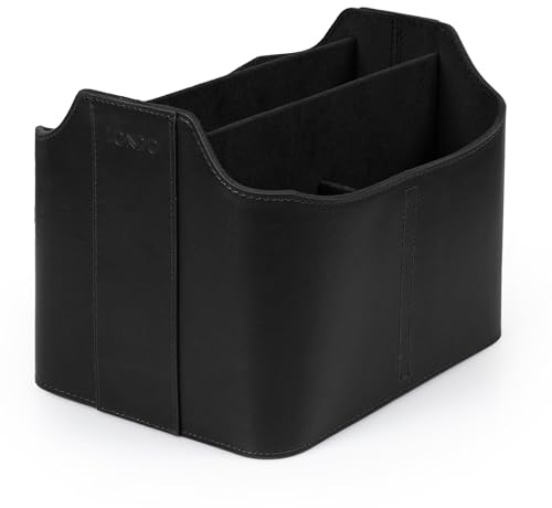 Londo Organizer per Telecomandi, Contenitore con Tasca per Tablet, TV, stereo, decoder, DVD, Blu-Ray, Cosmetica