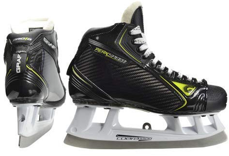 Graf PeakSpeed Pro/G Cowlingless Goalie Skates, Weite :D, Größe:9 = 43 1/3