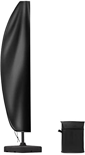 Erato Copertura per ombrellone, Copertura per ombrellone da giardino Copertura per ombrellone impermeabile resistente ai raggi UV Oxford 420D con cerniera per ombrellone per lo più a sbalzo