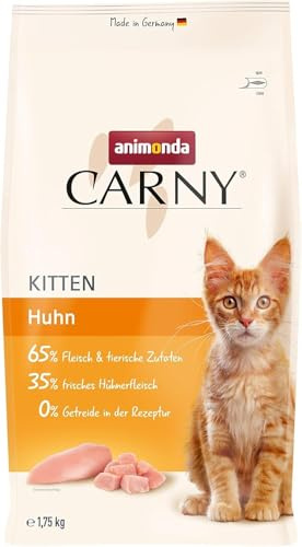 animonda Carny Kitten, Croccantini Gatto, senza zucchero e senza cereali, Pollo 1,75 kg