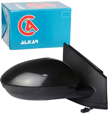 ALKAR 6144207 Specchietto retrovisore esterno termico con sensore temperatura convesso Dx Compatibilità con DACIA Sandero III BJI, RENAULT Sandero/Stepway 2 B8