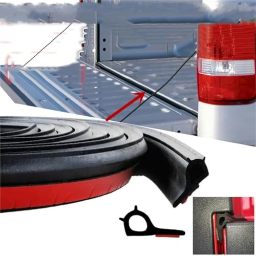 YOLNEY 3/5 m Universal-Pickup-Wetterschutz-Gummi-Klebe-Heckklappen-Dichtungs-Set – 5 m