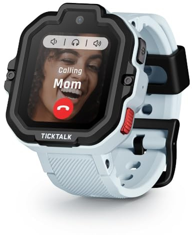 TickTalk5 Smart Watch for Kids with GPS Tracker, Video Calling, Texting, and Parental App, 4G Smartwatch with Free Music, Phone Calls, and Reminders for Kids Ages 3-12