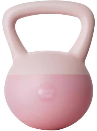 Kettlebell Home-Fitness Für Frauen Weiche Kettlebell-Gewichte, Neues Weiches PVC-Gummi Kugelhantel, Beschädigt Den Boden Nicht, Üben Sie Hüft-/Körperformung(Pink-2.5kg)