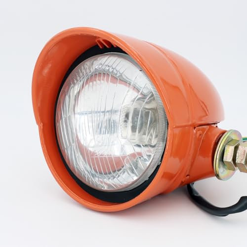 LEM Select Scheinwerfer vorne rechts orange für Traktor CNH 5118925, kompatibel mit Fiat