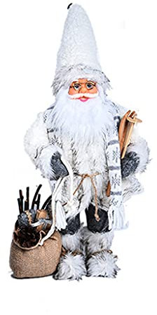 Weihnachtsmann-Figuren, stehender Weihnachtsmann für Statuen, Weihnachtsdekoration, Tischdekoration, Geschenke