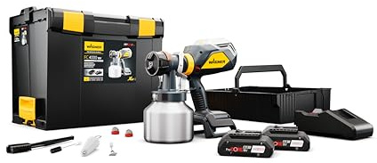 WAGNER FinishControl 4000 18V FineSpray Kit - den sladdlösa XVLP-färgsprutan*inkl. batteri och laddare*