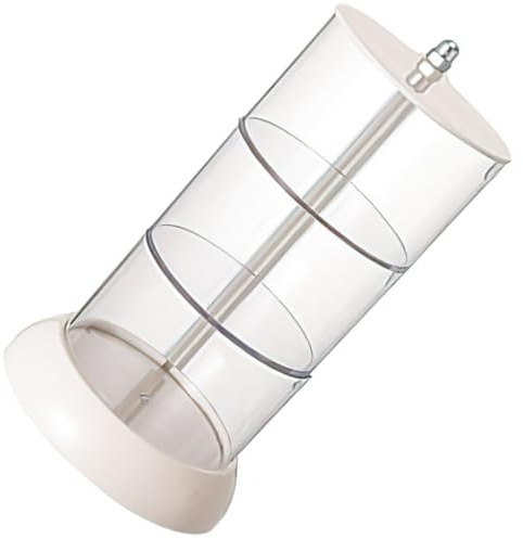 CIYODO Rotierbare Make Up Puff Aufbewahrungsbox Lagig Kosmetik Organizer für Wattepads und Puderquaste Stabiler Vielseitiger Make Up Schwamm Halter für Saubere Schminkutensilien