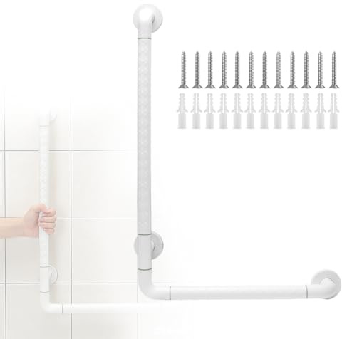 Haltegriffe für Senioren, Haltegriff Dusche, Duschgriff, Haltegriff Badewanne, Wannengriff, Duschgriffe für Senioren, Badewannengriff Senioren, Griffstangen für das Bad, 68*49cm, zum Badewanne Dusche