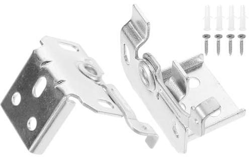 DIYEAH Supporti per Tende Veneziane Set da 1 in Lega di Alluminio Argento Staffe Robuste e Resistenti per Installazione Tende a Rullo in Casa e Hotel