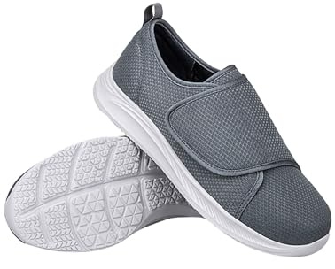 Sommarskor, herr, breda fötter, sneakers, män, sommar, ventilerande sneakers, promenadskor, sportskor, diabetiker, skor, ortopediska tygskor, slip-on, barfotaskor, mesh, hälsoskor