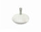 Plastica Adriatica Base per ombrelloni Tonda in plastica Simil Rattan, Bianca, 46 cm, Cm 46