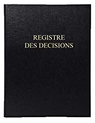 Le Dauphin - Réf. 937D Classeur juridique noir 4 anneaux DECISIONS - dos 37 mm - 4 anneaux - couverture plastique, intérieur papier livré avec recharge 100 feuillets numérotés - Format A4