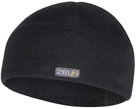 281Z Polartec Thermal Pro Winter Skull Cap - Military Tactical Outdoor Sport - Watch Cap Fleece Beanie (Black, Large)