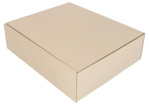 5 Royal Mail Medium Parcel Postal Mailing Boxes 43 x 35 x 12cm (17 x 14 x 5) A3 Small Parcel Box | Ideal for Posting, Delivery, Shipping | Made in Britain