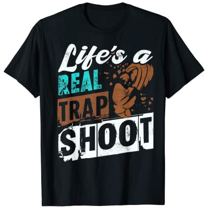 Fallenschießen – Skeet Shooter – Tontaube – Skeet Sprüche T-Shirt