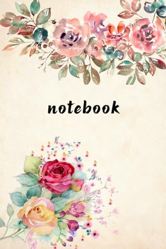 NETBOOK: BLANK LINED JOURNAL WOMEN FLORAL COMPOZITION NOTEBOOK