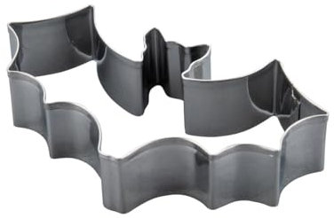 Zenker Ausstecher Fledermaus – Ideal für Halloween und Batman-Themenpartys, Ausstechform aus Edelstahl, spülmaschinenfest, designed in Germany, Silber