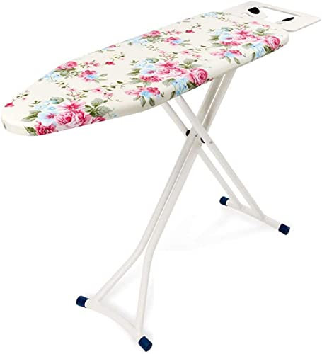 ISCBAFYX Multifunktionales Bügelbrett, mit Verstellbarer Bügeleisenablage, Metall-Bügelhalterung, Wäsche, Daunenjacke, Anzug, Bügelstation 11031 cm (Farbe: A4)