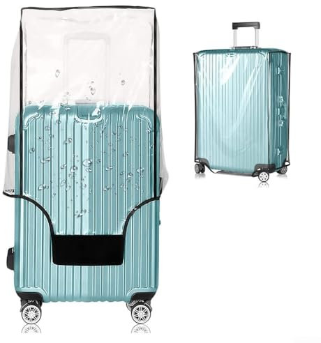 Reise Kofferschutzhülle,PVC-Kofferabdeckungen Gepäck Kofferabdeckung Kofferschutzhülle Transparent Schutzhülle Wasserdicht Waschbar Kratzschutz für Gepäckabdeckung for Travel (30 inch)